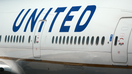 A United Airlines Boeing 777 passenger aircraft at Denver International Airport in Denver, Colorado.