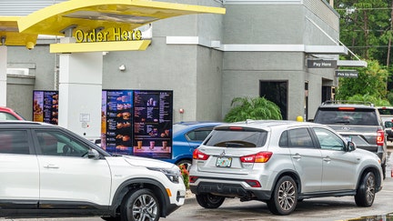 A McDonald's drive-thru at a restaurant in Sanford, Fla. The company reportedly has announced that it is ending an AI drive-thru ordering program.