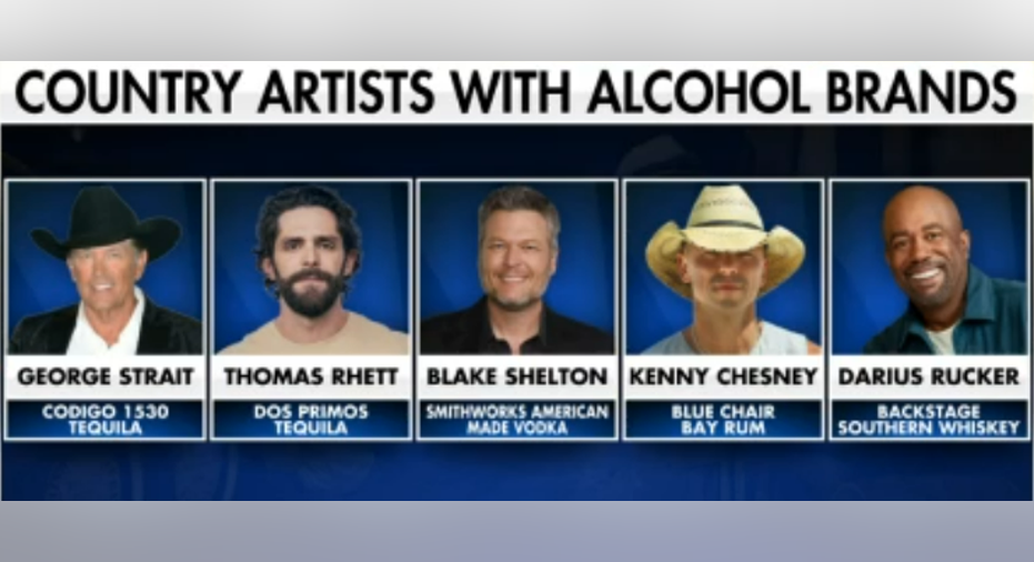 country artists alcohol deals