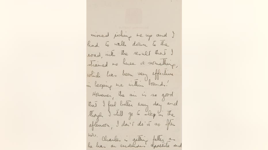 Letter about Charles and Anne