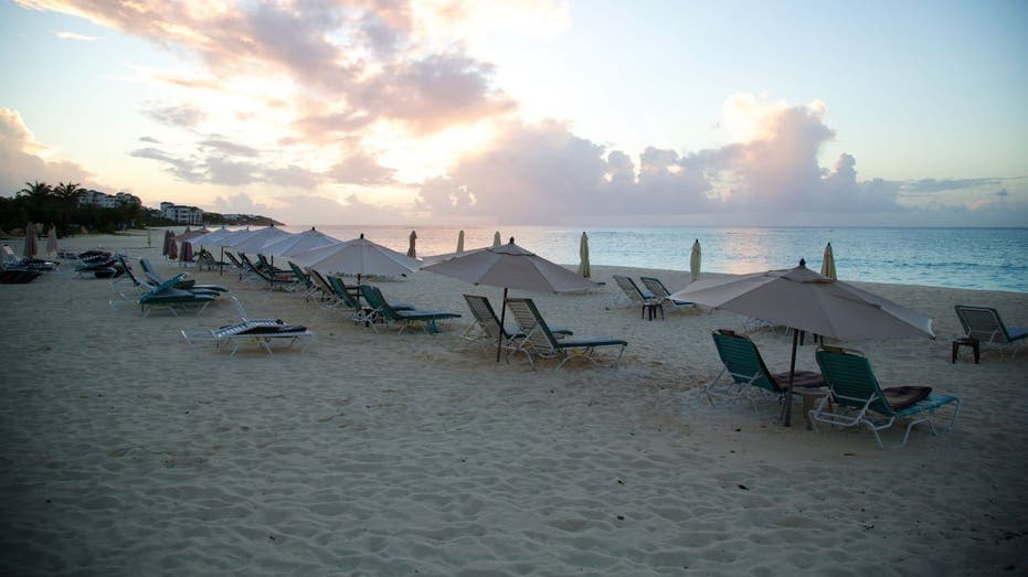 Anguilla beach sunset