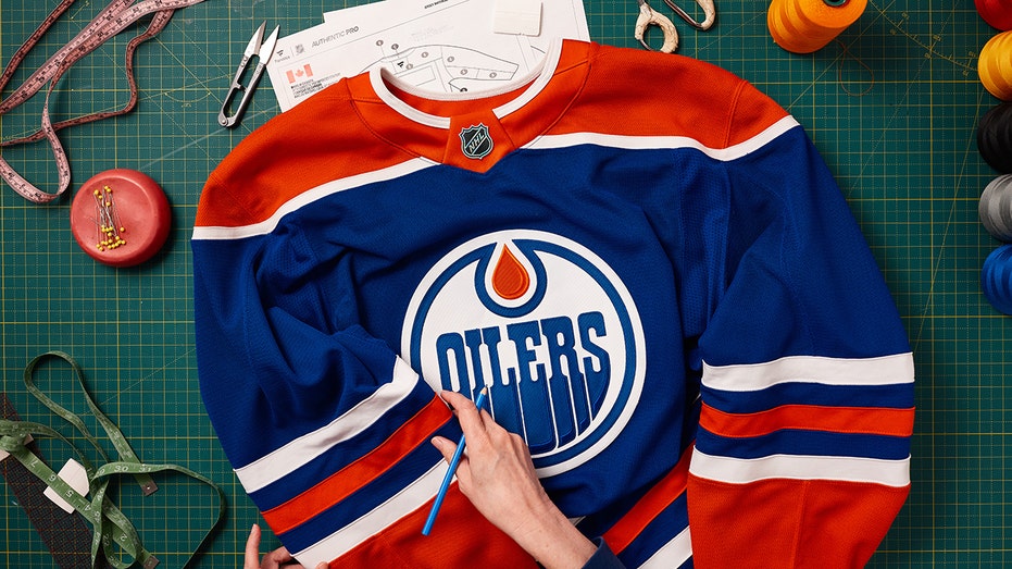 Edmonton Oilers jersey