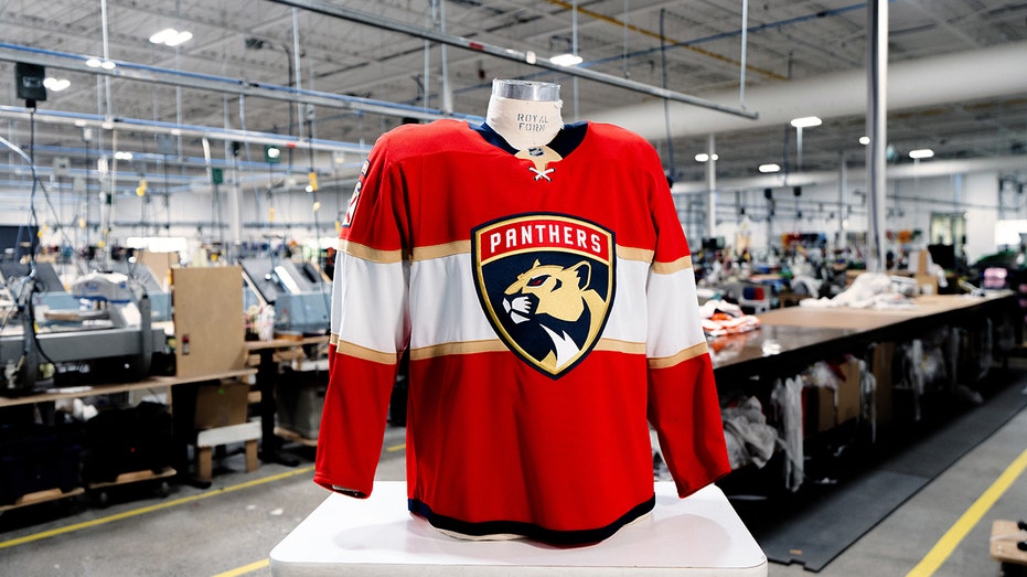 Florida Panthers jersey on mannequin