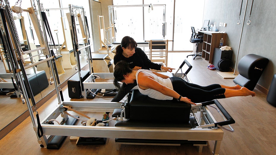 a pilates workout at equinox