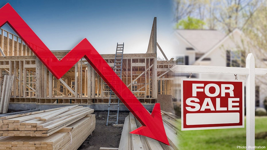 Home builds, real estate down