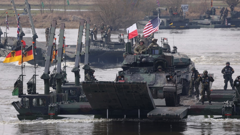 NATO river crossing exercise