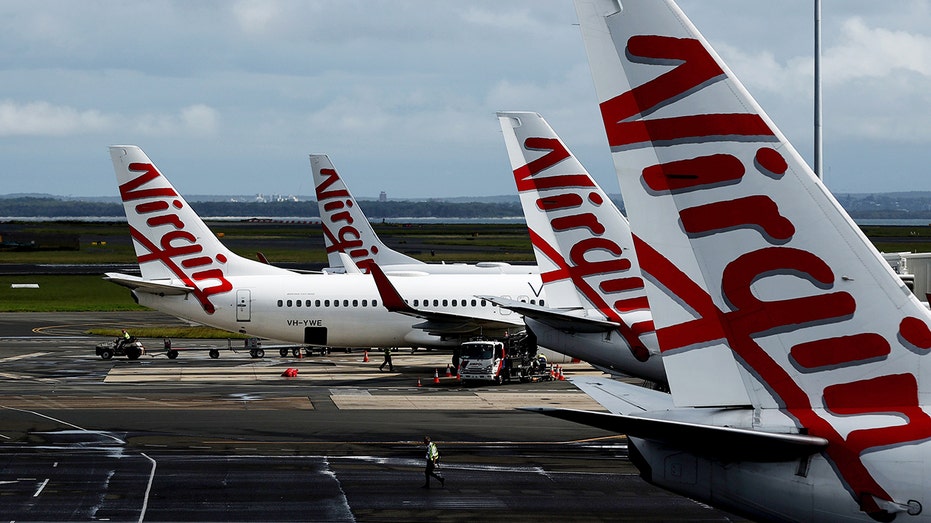 Virgin Australia planes on tarmac