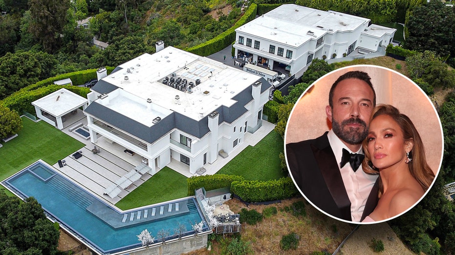 Ben Affleck and Jennifer Lopez Beverly Hills mansion.