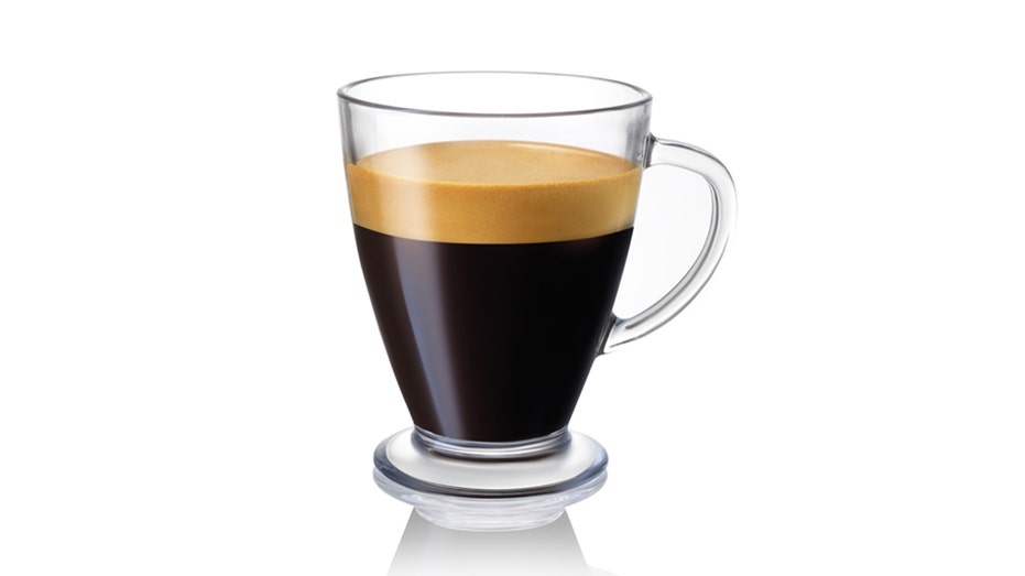 JoyJolt Declan glass coffee mug