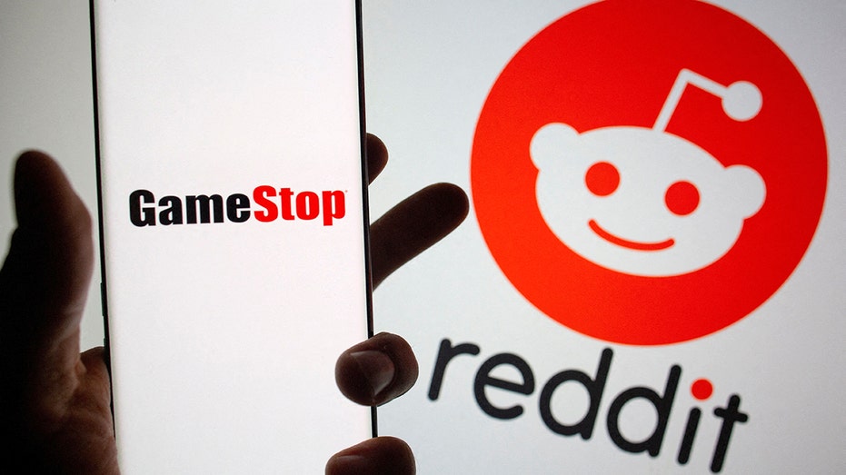 GameStop and Reddit logos