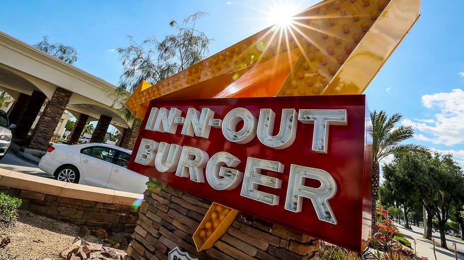 An In-N-Out Burger brand outside of the California area