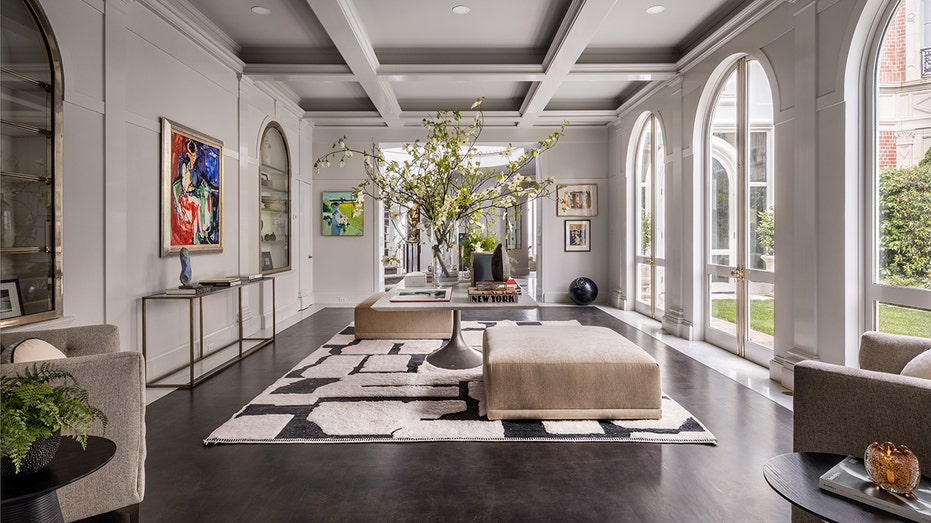 A living room inside the luxury home