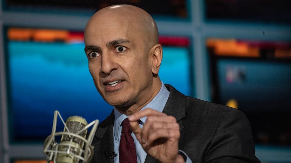 Neel Kashkari during a tv interview