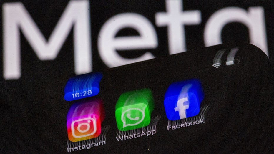 Aplicaciones meta que incluyen Instagram, WhatsApp y Facebook