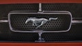 Mustang logo seen on a Mustang car paked in Merida ceneter. On Sunday, February 13, 2022, in Merida, Yucatan, Mexico. (Photo by Artur Widak/NurPhoto via Getty Images)
