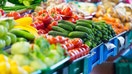 A table full of fresh vegetables at a grocery store. - Fox Business News
