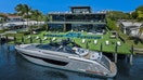 The mansion borders a waterway in Fort Lauderdale