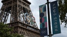 PARIS, FRANCE - JULY 22: A general view of the Eiffel Tower ahead of the Paris 2024 Olympic Games on July 22, 2024 in Paris, France. (Alex Broadway/Getty Images)
