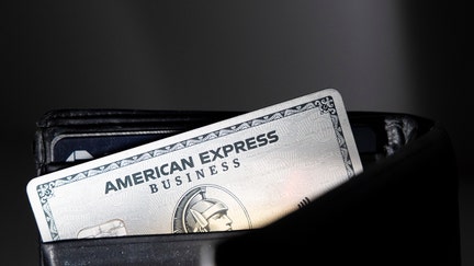 An American Express credit card arranged in New York, US, on Wednesday, Oct. 18, 2023. American Express Co. is scheduled to release earnings figures on October 20. Photographer: Angus Mordant/Bloomberg via Getty Images - Fox Business News