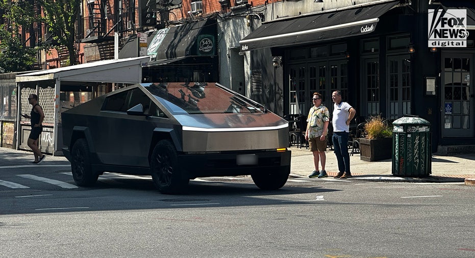 A Tesla Cybertruck in East Village, Manhattan