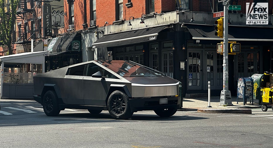 A Tesla Cybertruck in East Village, Manhattan