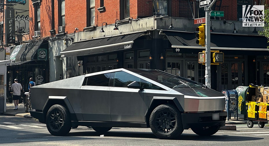 A Tesla Cybertruck in East Village, Manhattan