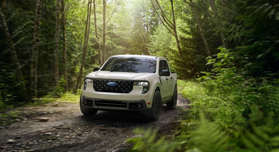The 2025 Ford Maverick XLT pickup truck that features new tech.
