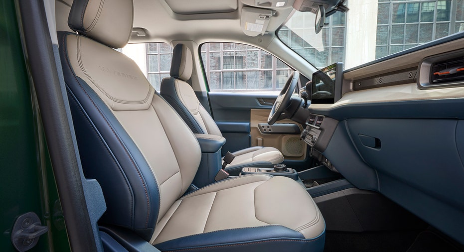Front seats in Ford Maverick Lariat