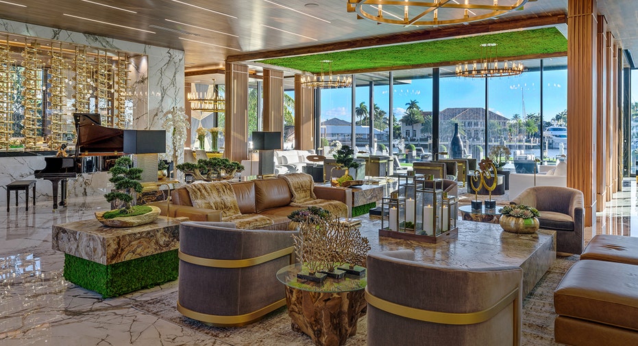 The interior of the $47.9 million mansion in Fort Lauderdale