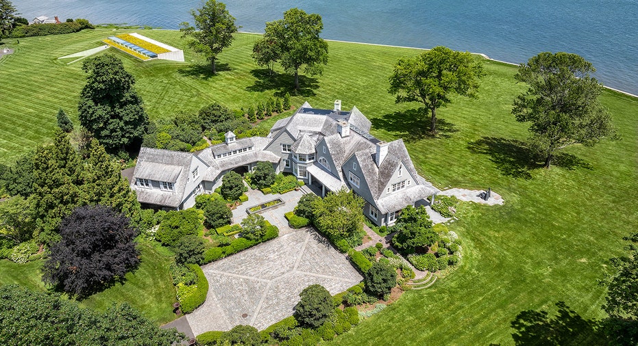 An overhead view of the $27.5 million home