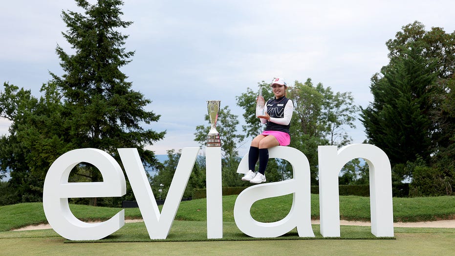 Ayaka Furue on the Evian sign