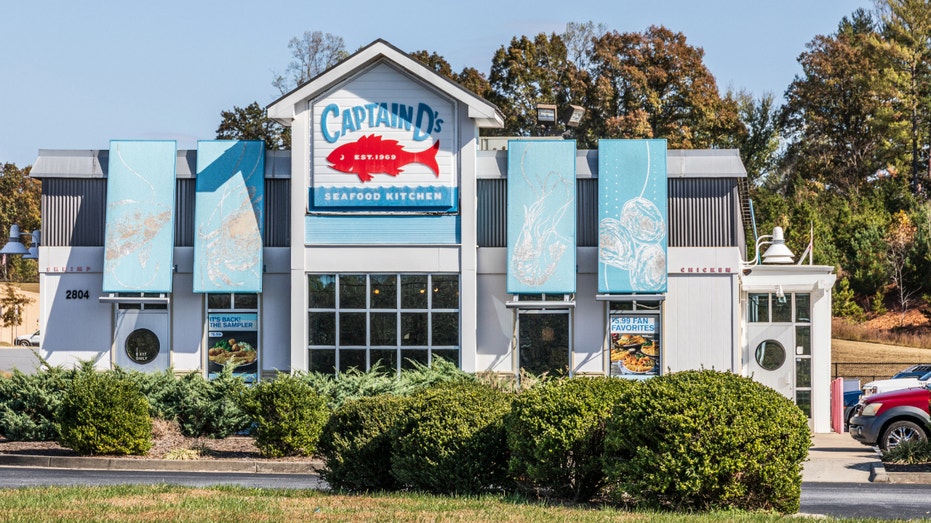 Captain D's Seafood Restaurant on November 2, 2019 in Hudson, North Carolina.