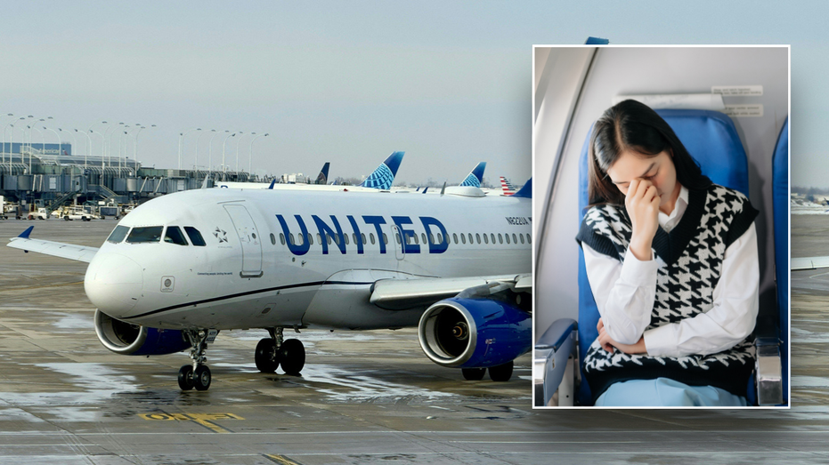 Sick woman split with United