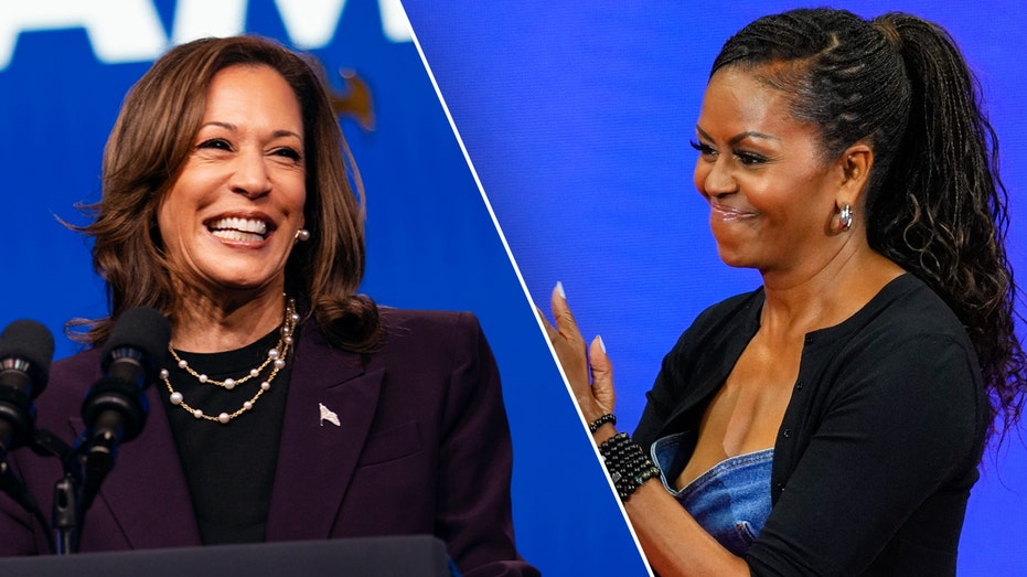 Kamala Harris and Michelle Obama