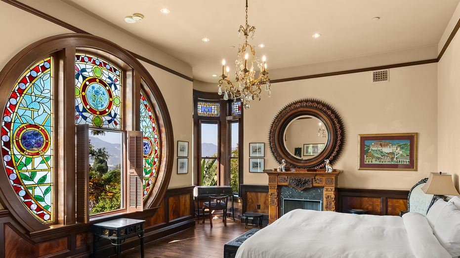 bedroom in newhall mansion