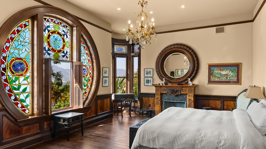 bedroom in newhall mansion