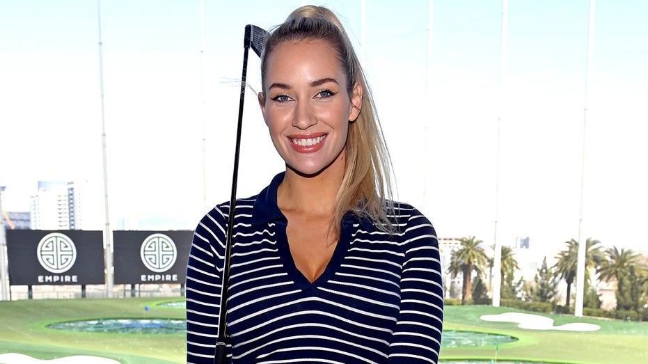 Paige Spiranac at Topgolf