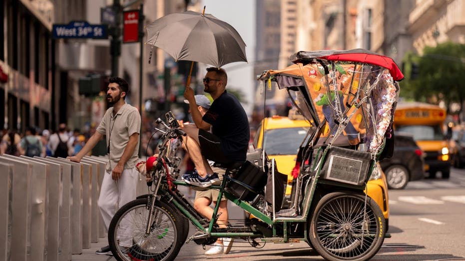 Pedicab heat wave