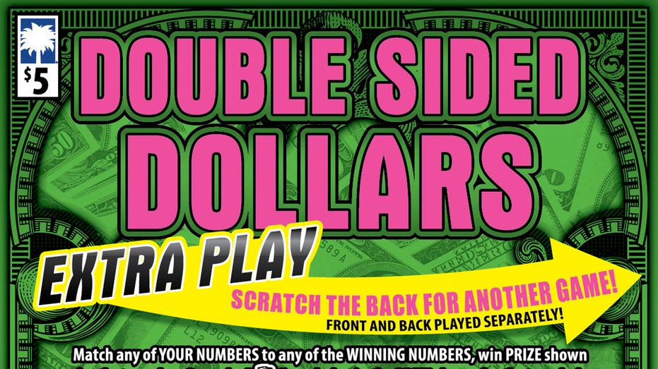 Double Sided Dollars Extra Play game ticket.