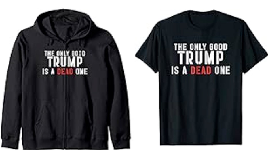 Amazon sold shirt reading 'The Only Good Trump Is A Dead One,' days