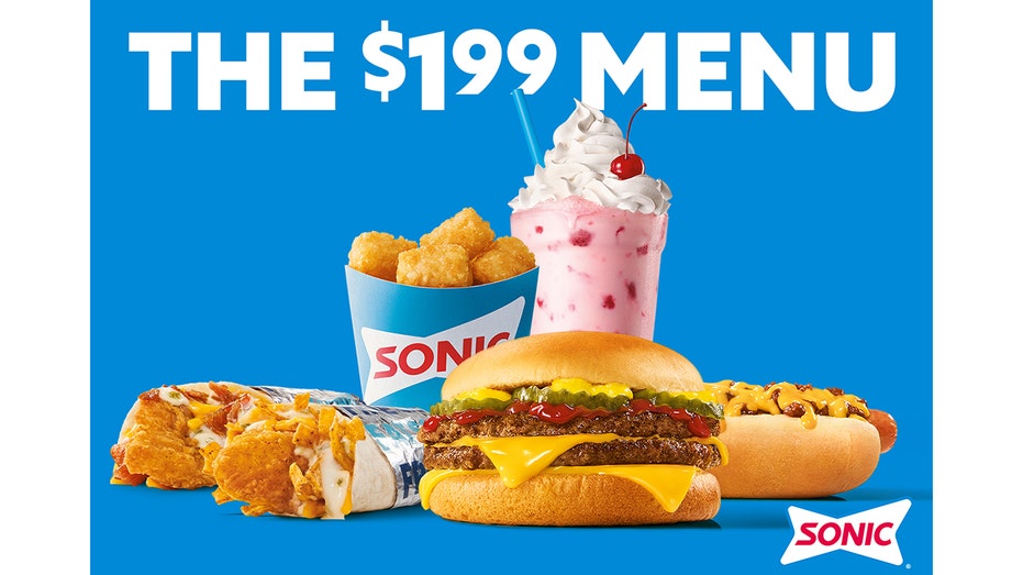 Sonic rolled out its 'Fun.99 Menu' on Monday
