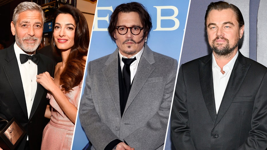 George and Amal Clooney, Johnny Depp and Leonardo DiCaprio split