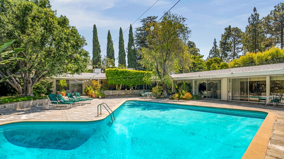 Backyard pool