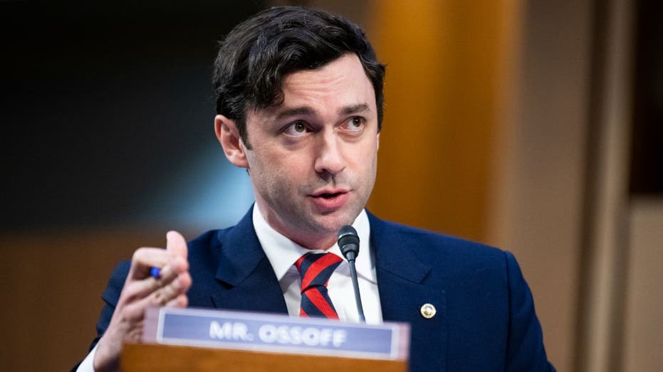 Sen. Ossoff speaking in committee