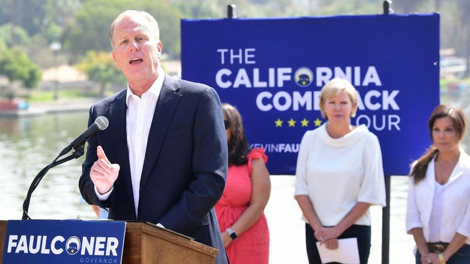 Kevin Faulconer speaking at an event