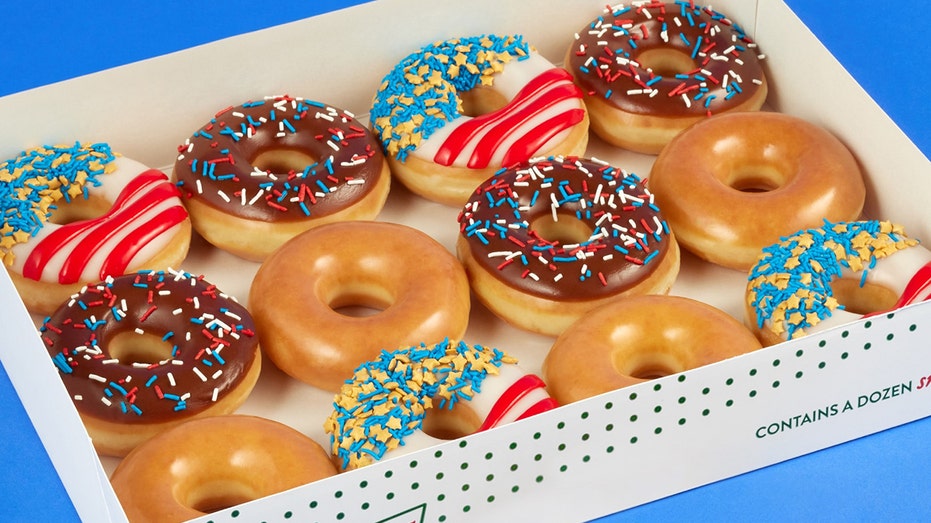 Krispy Kreme created a 'Go USA' collection for the Olympics