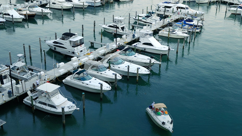 Boats at marina