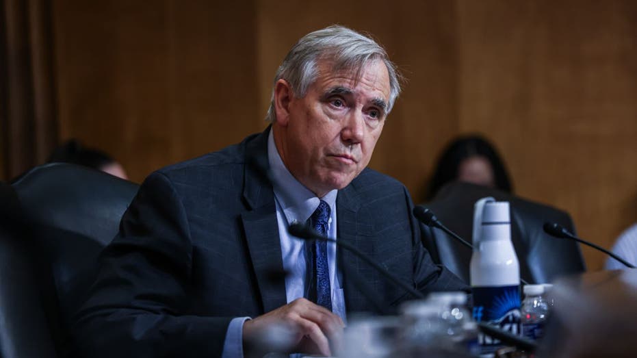 Sen. Merkley during a committee hearing