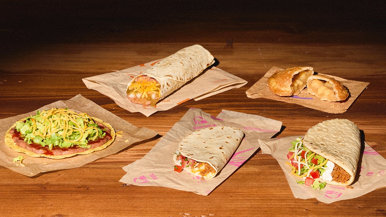 menú de burritos taco bell