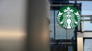 Starbucks Coffee signage is being pictured in Warsaw, Poland, on July 31, 2024. 